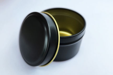 2oz Tin - Black