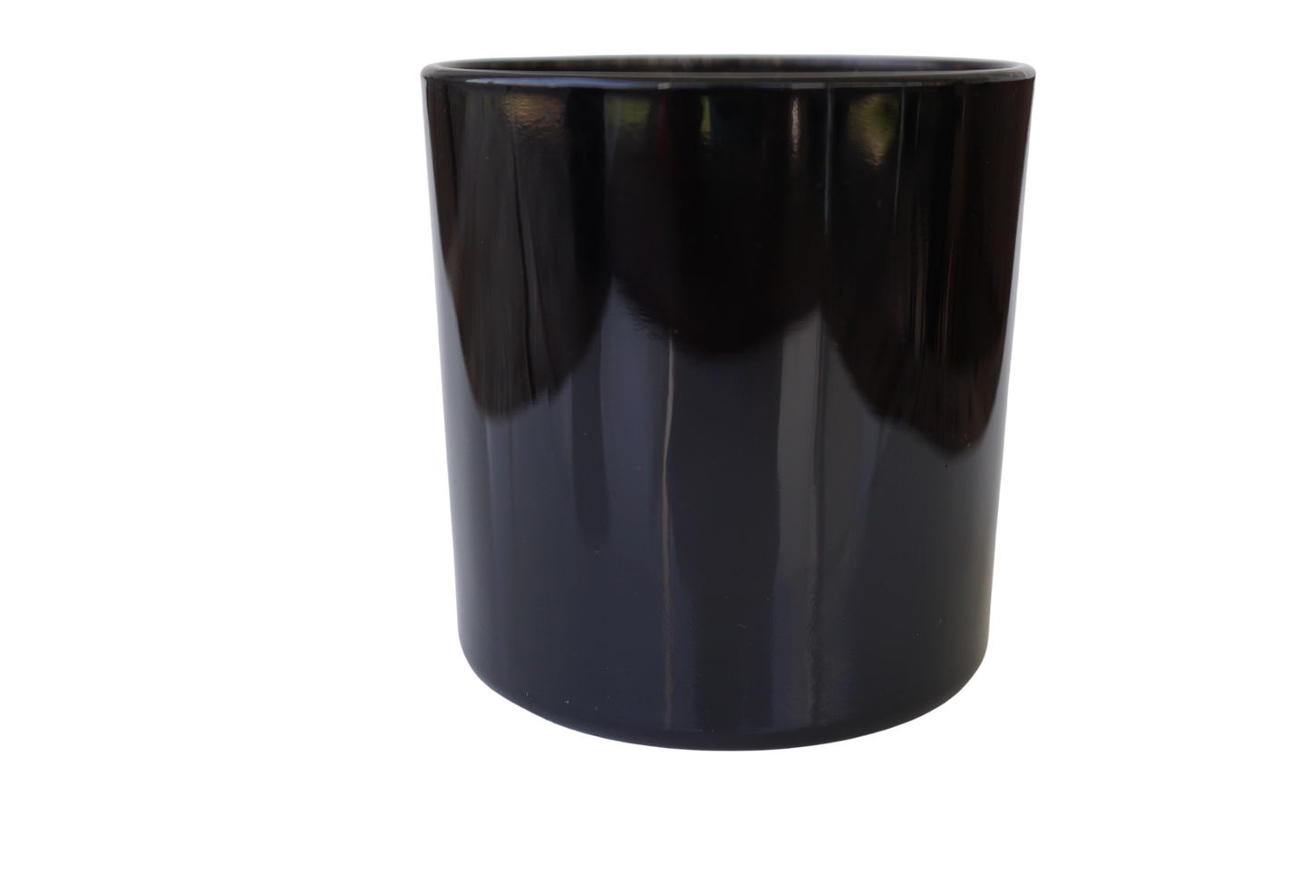 Heavy Base Rocks Glass - GLOSS Black