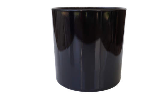 Heavy Base Rocks Glass - GLOSS Black