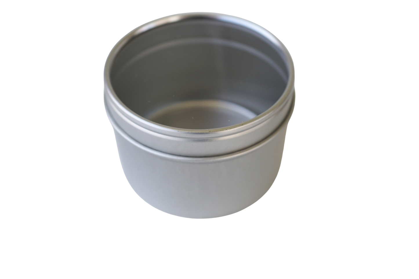 4oz Tin - Silver w/Window Lid